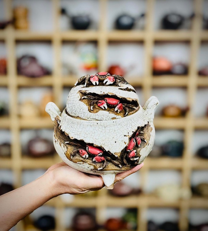 Xông trầm gốm Nhật hàng cổ hiếm gặp đáng sưu tầm