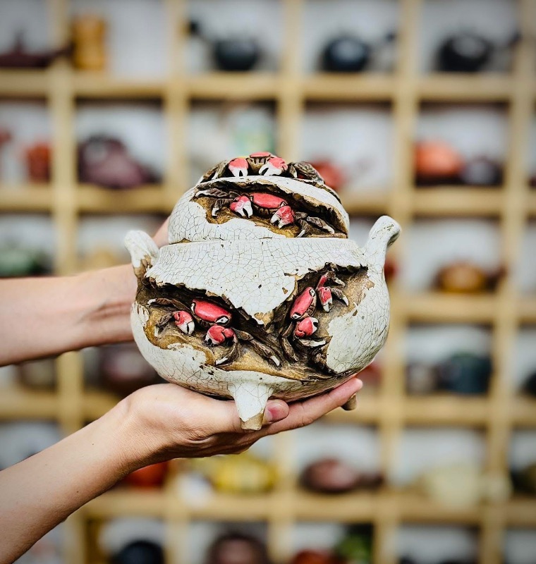 Xông trầm gốm Nhật hàng cổ hiếm gặp đáng sưu tầm